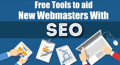 Free Tools To Guide New Webmasters With Search Engine Optimisation infographic featured image by Think Big Online