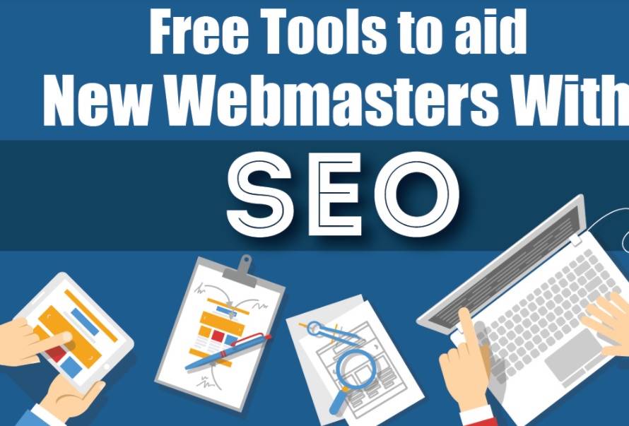 Free Tools To Guide New Webmasters With Search Engine Optimisation infographic featured image by Think Big Online